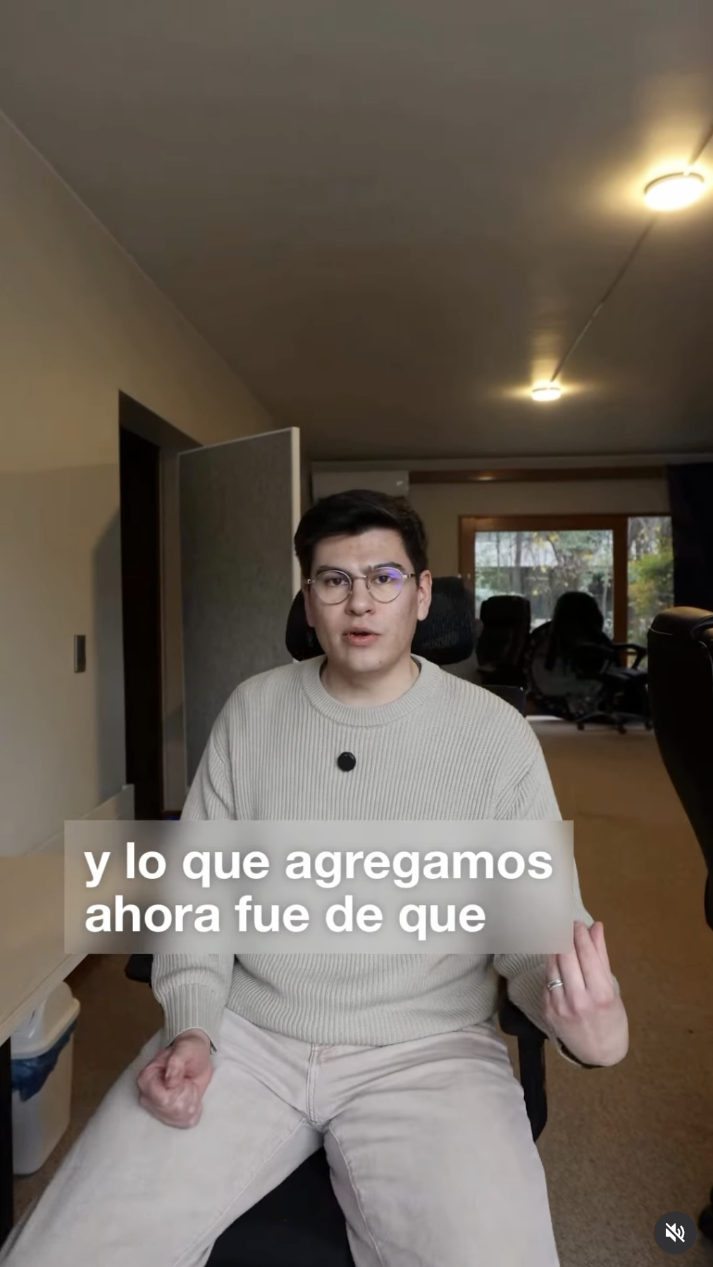 Creador humano grabando