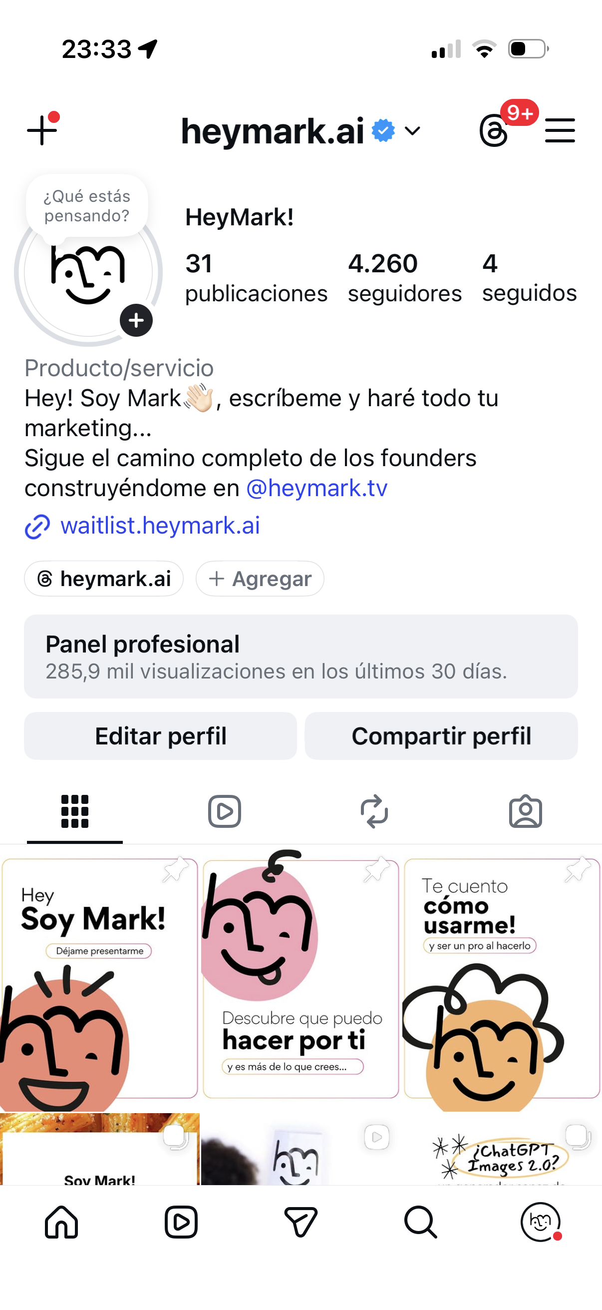 @heymark.ai Instagram