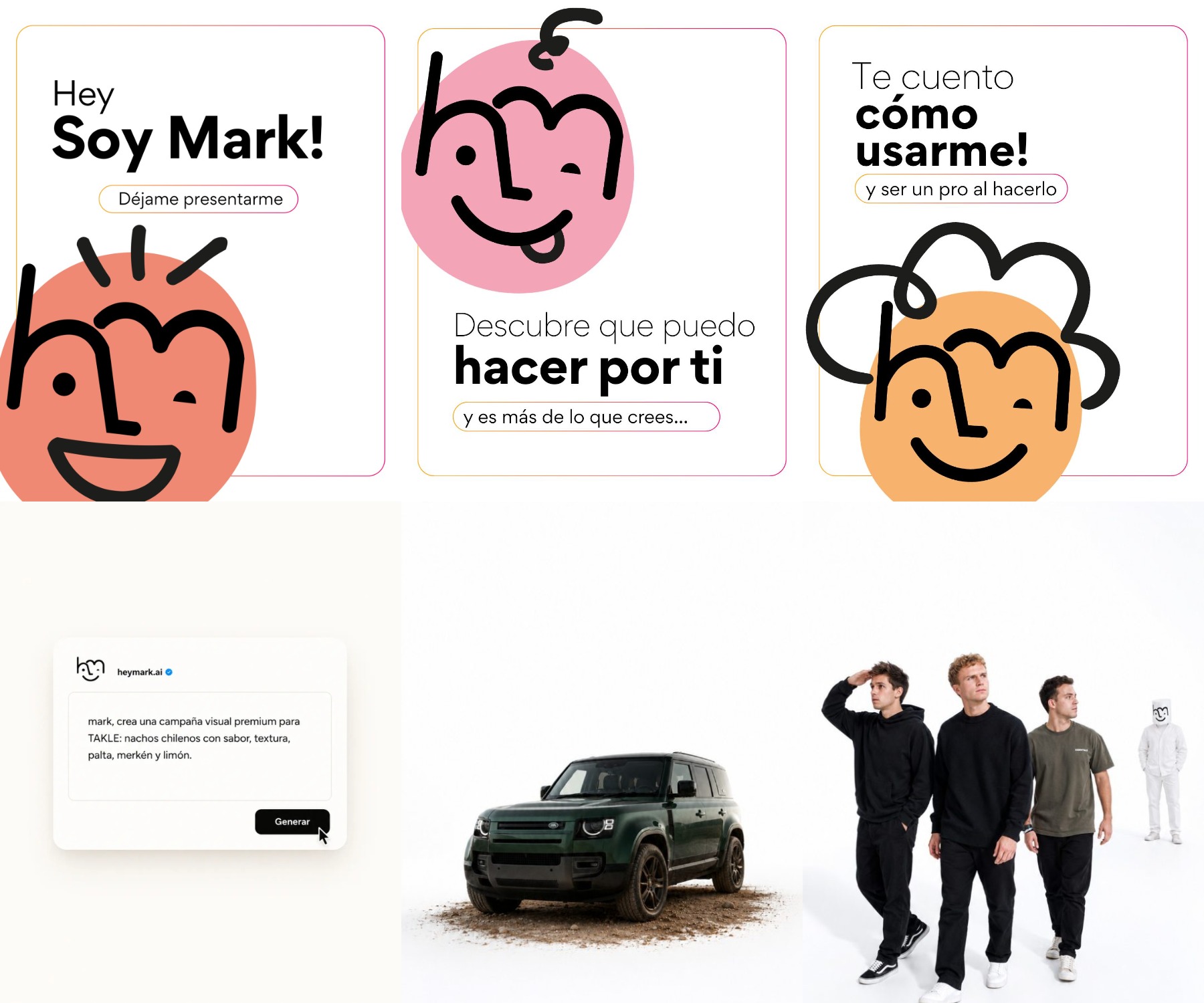 Feed de Instagram de heymark.ai