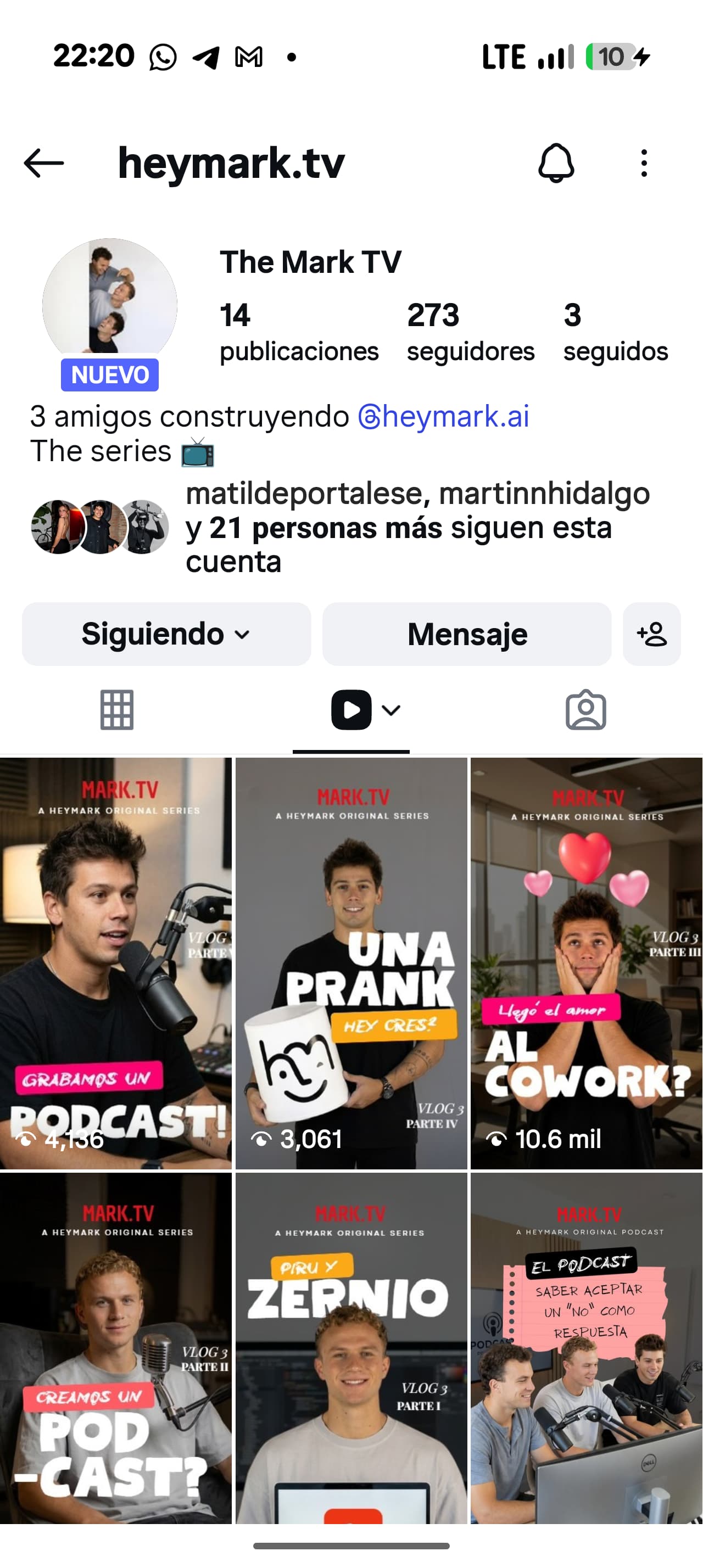 Instagram HeyMark TV