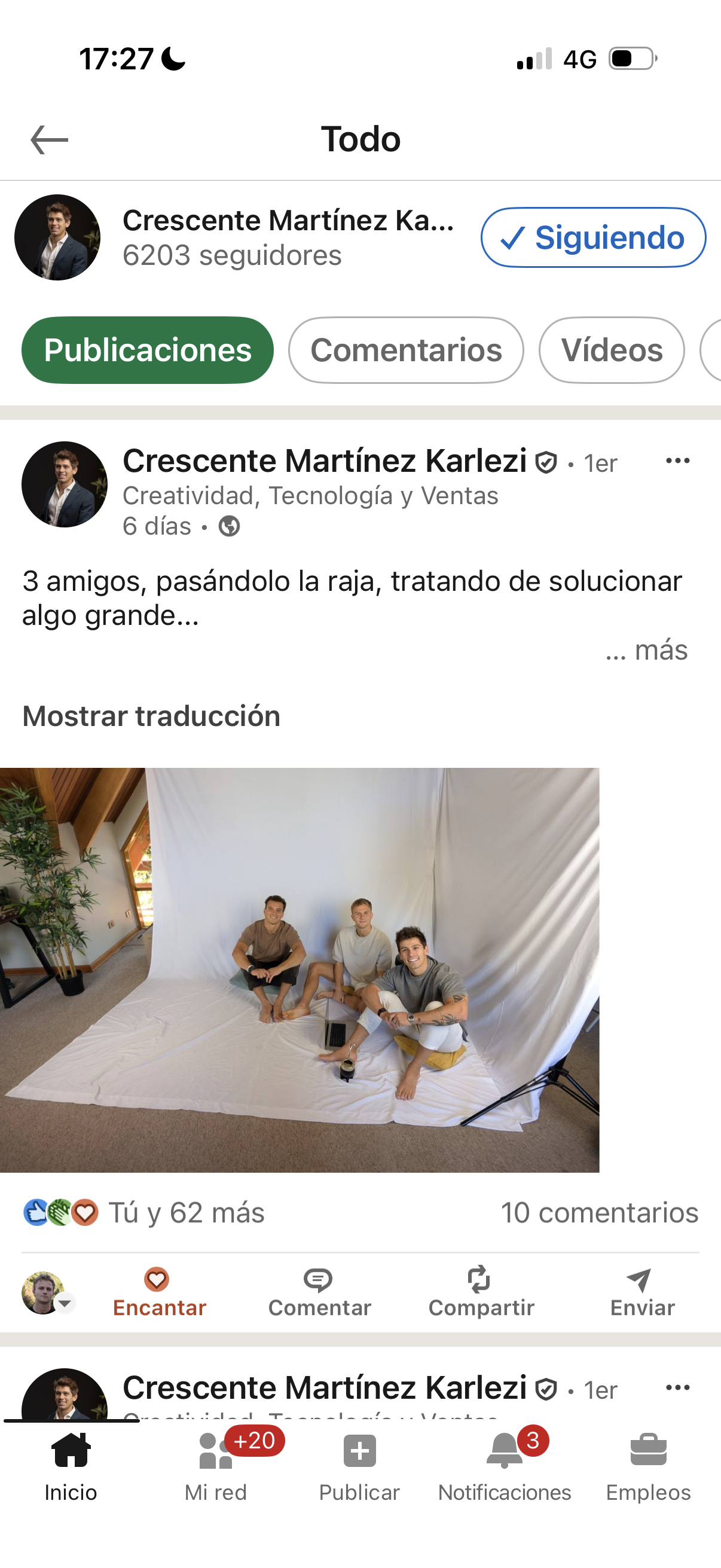 LinkedIn Crescente